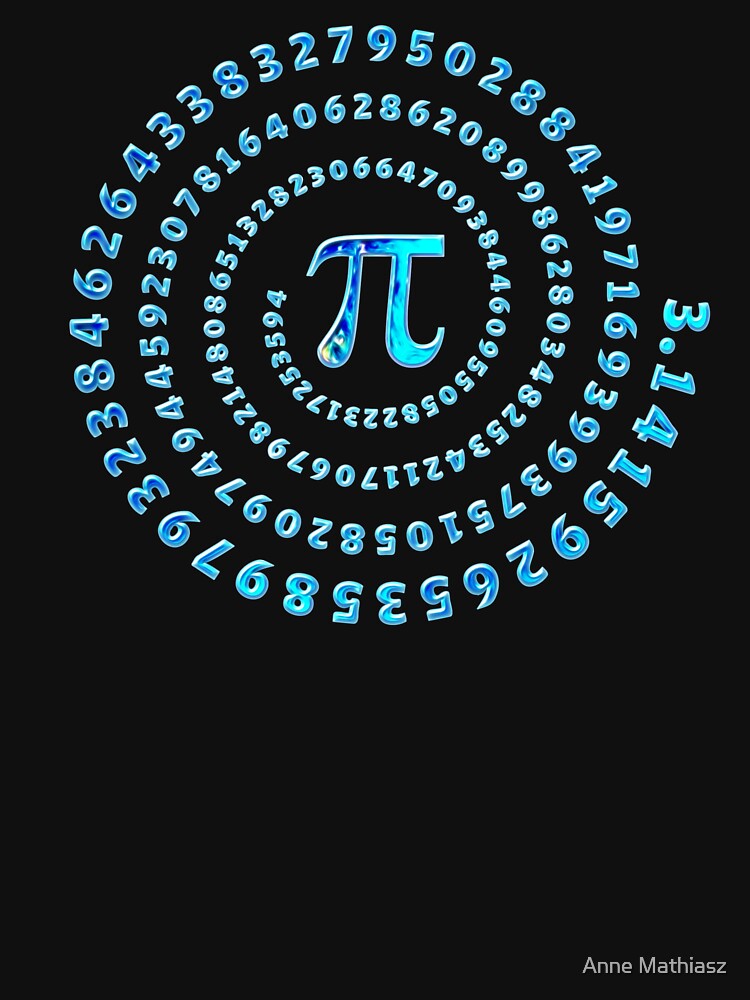 Cosmic Pi Spiral, Mathematics, Pi Day, Universe, Galaxy, Space by nitty-gritty