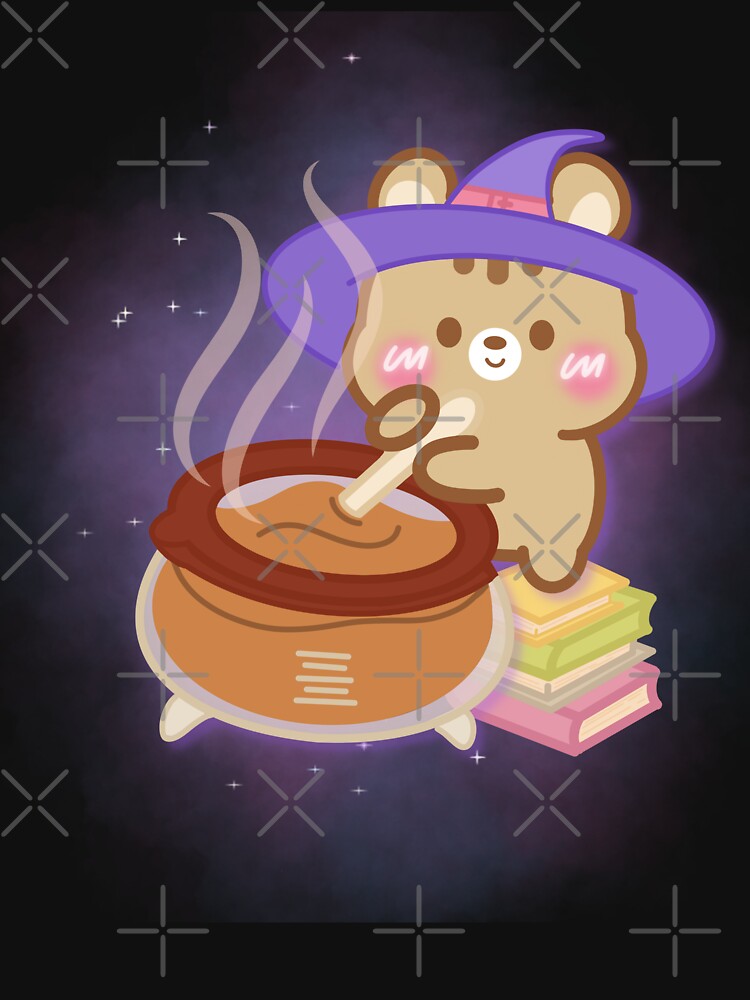 Cute Kawaii Chipmunk Whimsical Coffee Sips by cutecozynook