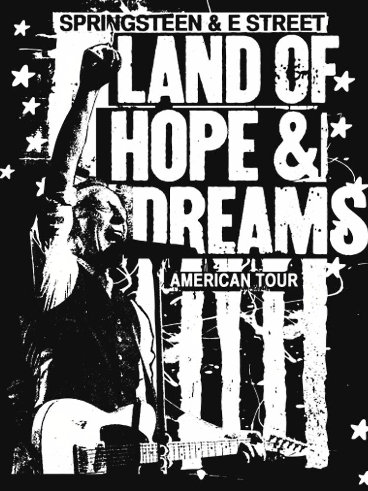 Bruce Springsteen Land Of Hope & Dreams Tour 2 Sided by J-Mindful