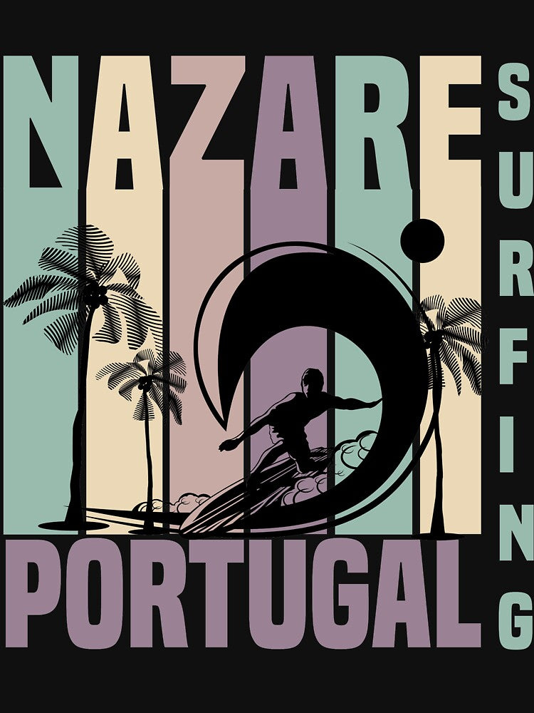 Nazare Surfing Surf Portugal Beach Gift - Surfing Is My Passion by medbdj