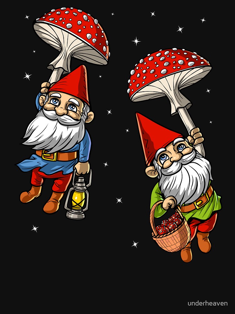 Mushroom Gnomes by underheaven