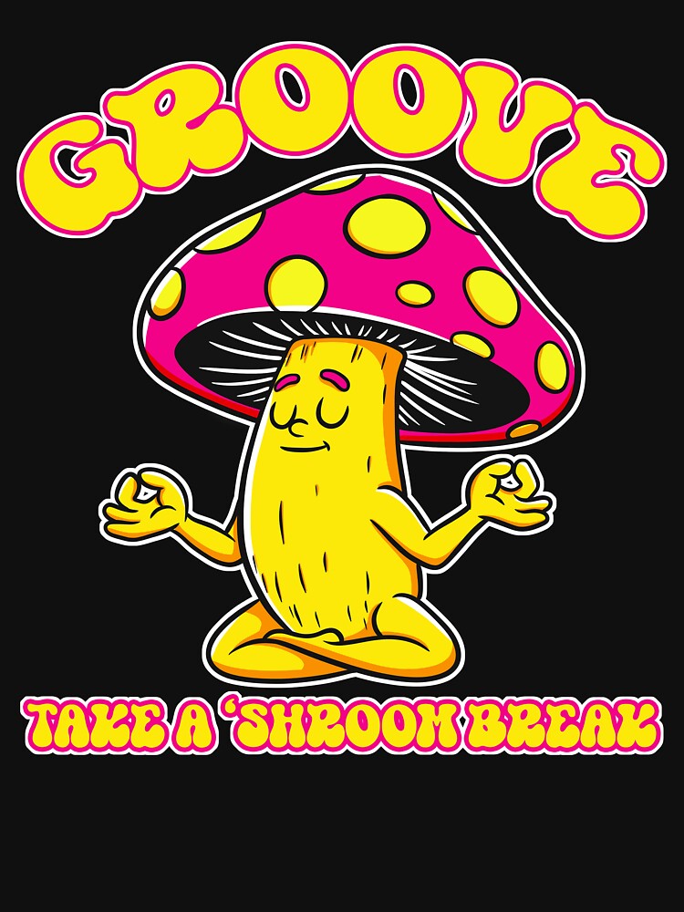 Groovy Mushroom Meditation : Zen Mushroom Psychedelic Vibes by ImaginarStore