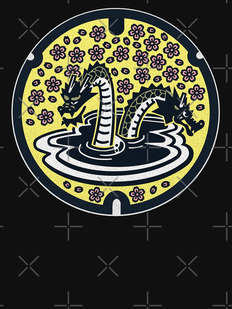 Kisuki Town Manhole Cover Art 2 by Musashi1996Art