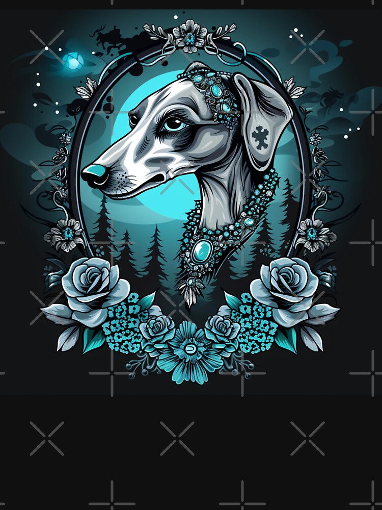 Haunted Greyhound by Nocturne Paws