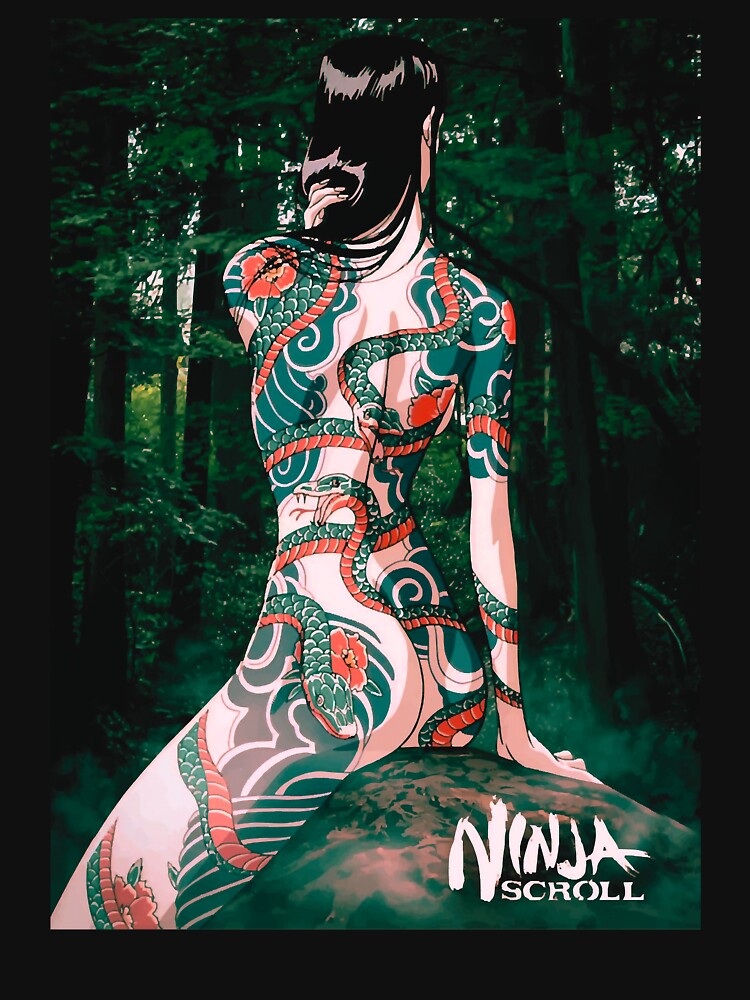 Ninja Scroll Benisato - Tshirt by DallinLebsack