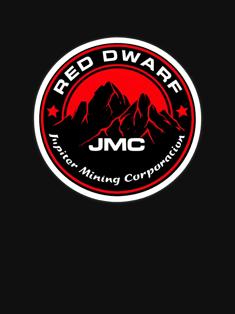 Red Dwarf JMC Logo – Jupiter Mining Corporation Style Sci-Fi Badge by GarnerSupplyCo
