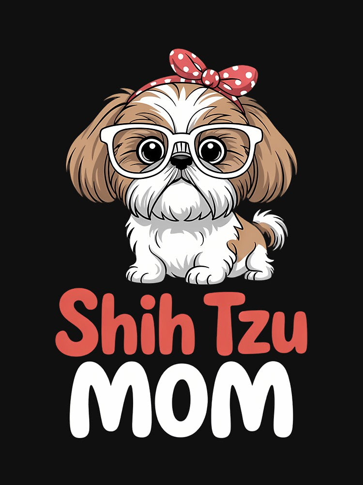 Shih Tzu Mom Dog Lovers Terrier Mother's Day by DentistLegal