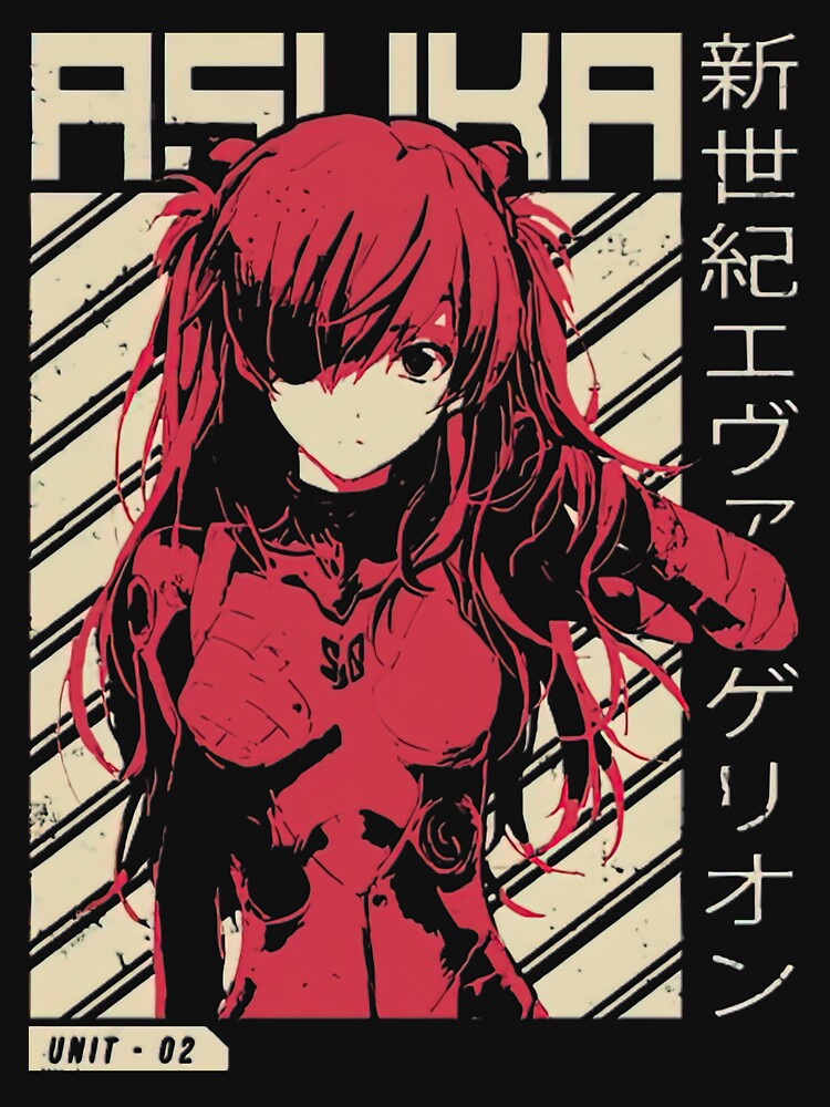 Asuka Evangelion - Asuka Poster Anime by CaliforniaStore