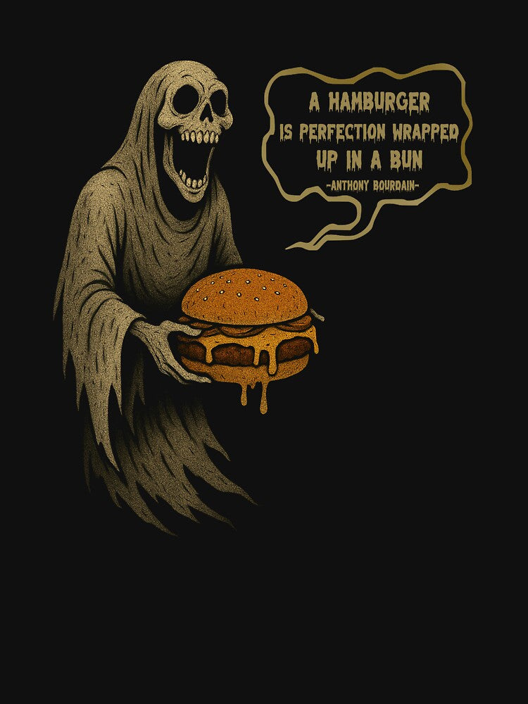 Ghost A hamburger is Perfection Wrapped Up in a Bun by LewisSchuetz