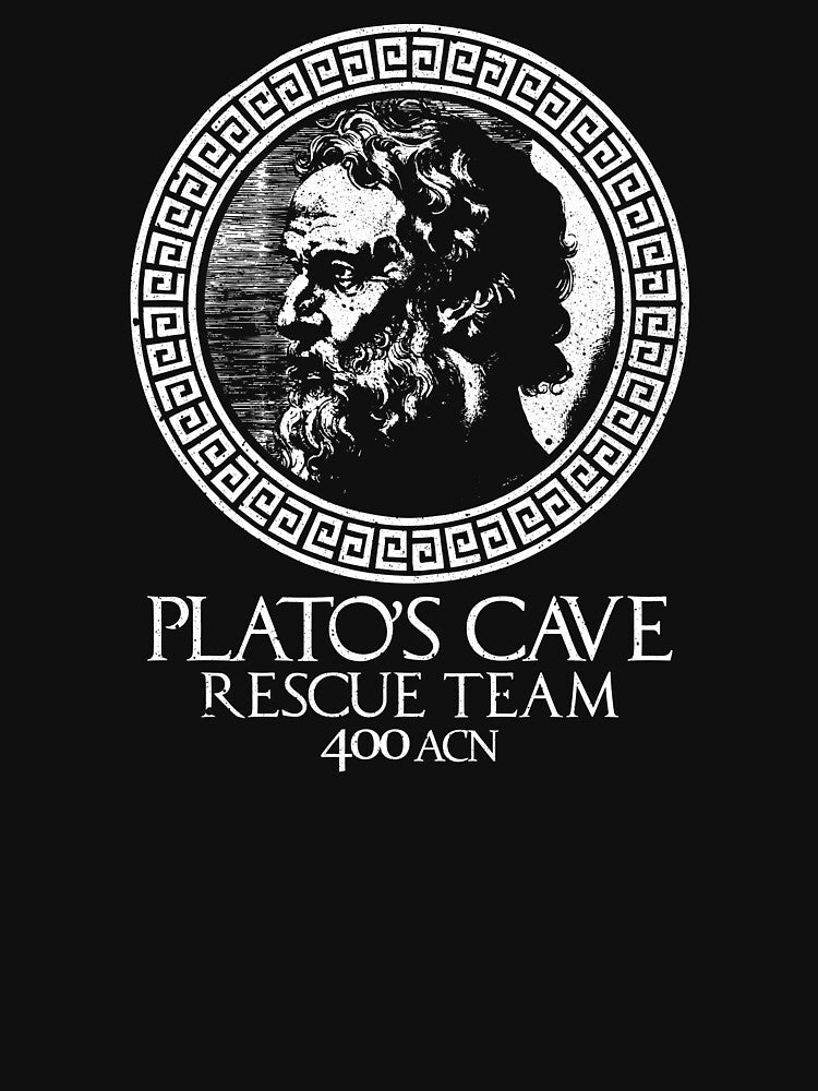Plato's Cave Rescue Team - Ancient Greek Plato Philosophy Gift by xhearalisa