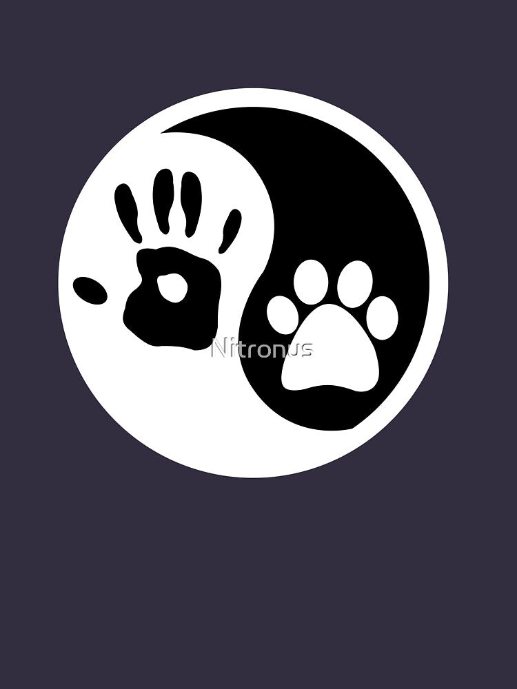 Dog hippie ying yang by Nitronus