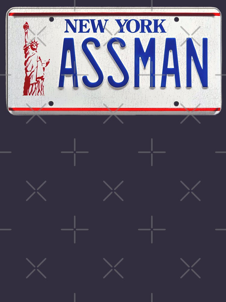 Kramer New York Assman License Plate by ourkid