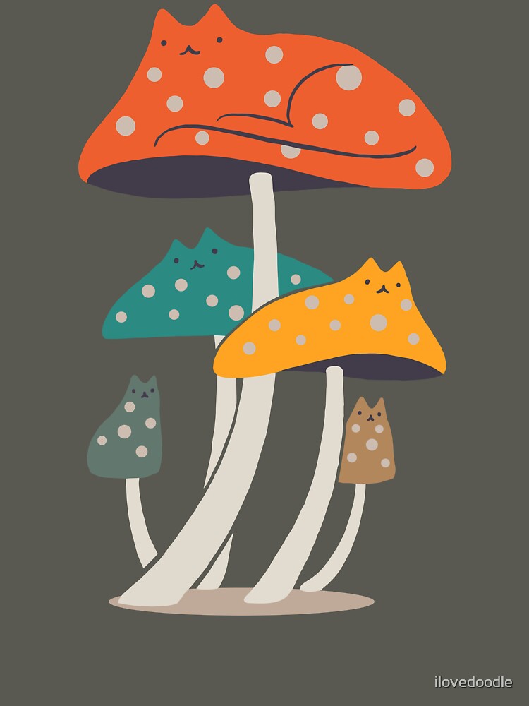 Cat and Plant 47 Meowshroom by ilovedoodle