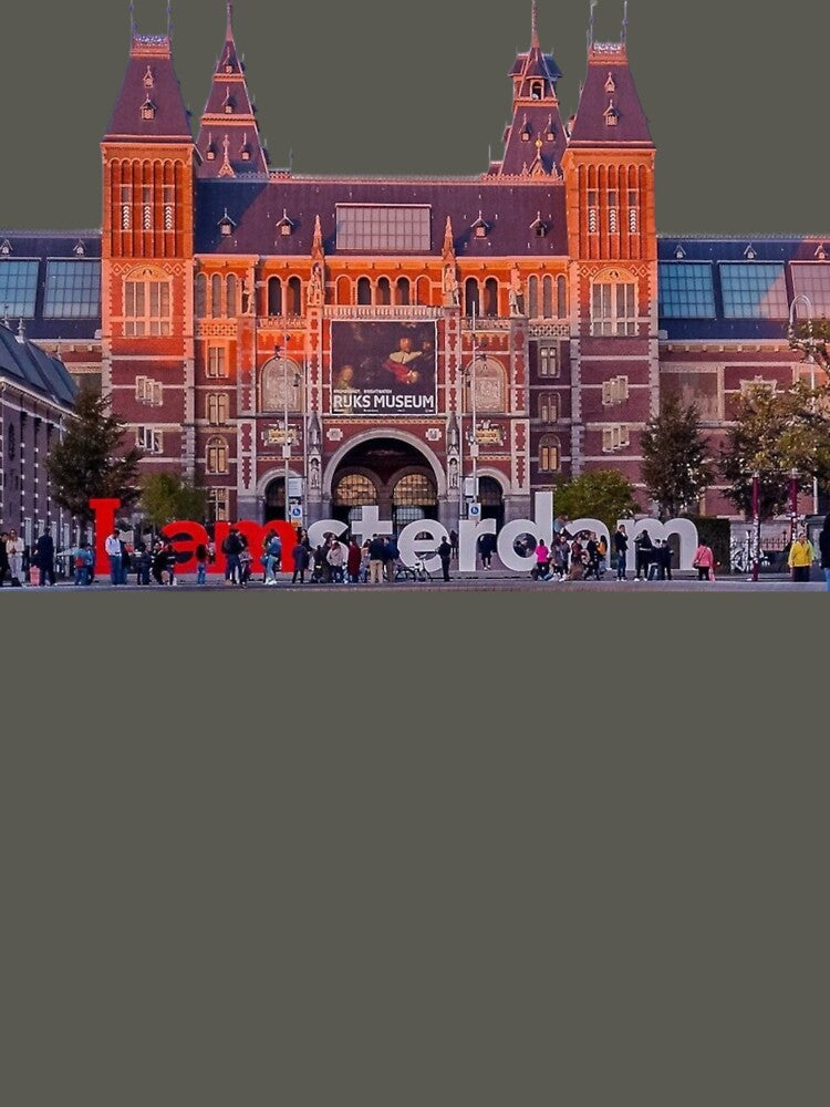 Amsterdam Aesthetic T-Shirt | Vintage City Design | Travel Lover Tee by MedCanvas