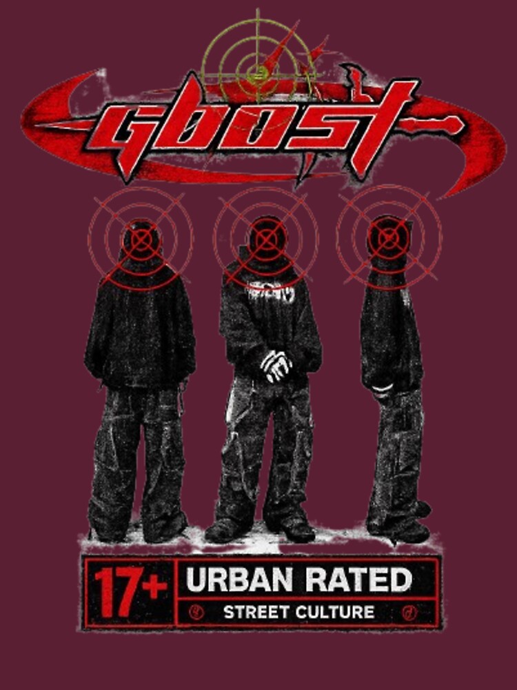 GØST Urban Rated 17+ Street Culture – Dark Underground Streetwear Graphic by KatieStores77
