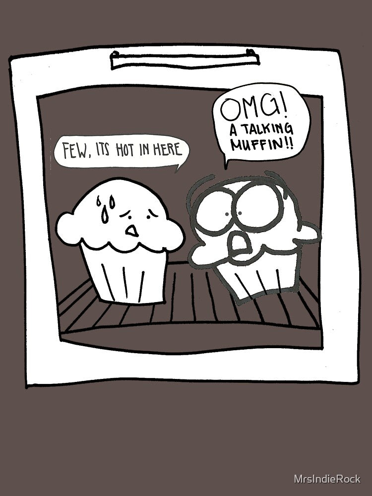 Talking Muffins in the Oven by MrsIndieRock