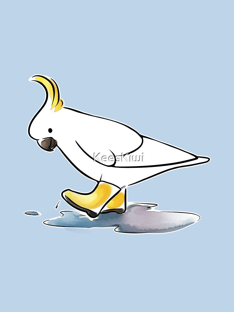 Cockatoo Rain Shoes by KeesKiwi