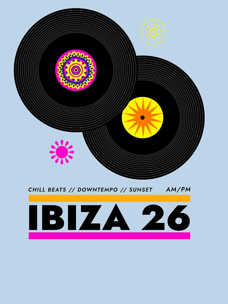Ibiza 2026 LP Record DJ design by findlost
