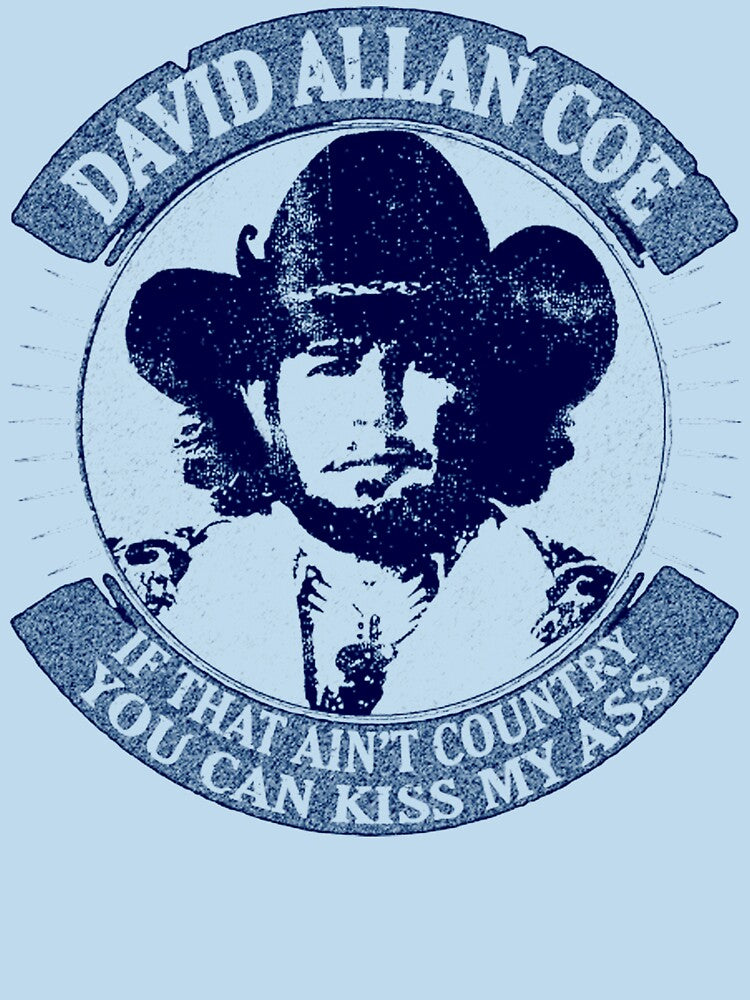 DAVID-ALLAN-COE--VINTAGE-STYLE-FAN-DESIGN-T-SHIRT by EbonyFabre