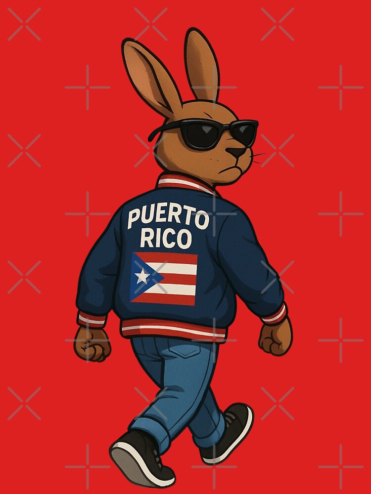 Puerto Rican Bunny Reppin' La Isla by LeelasInk