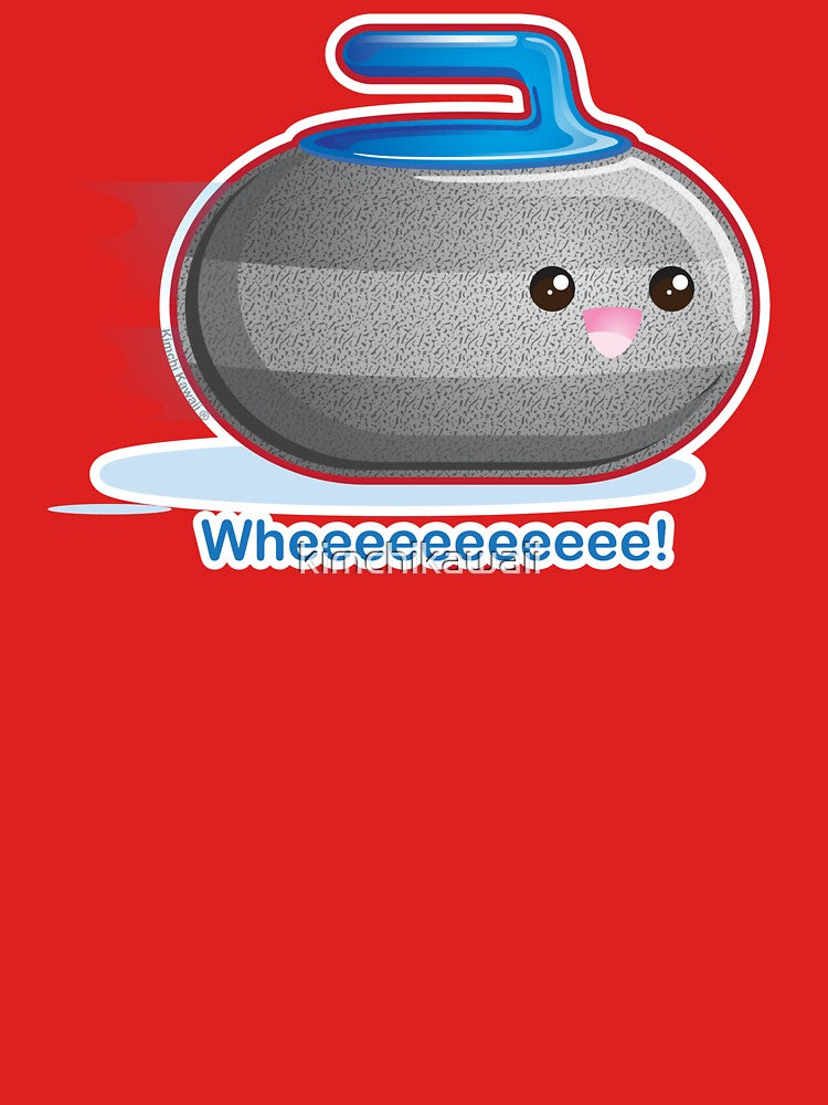 Cute Curling Stone by kimchikawaii