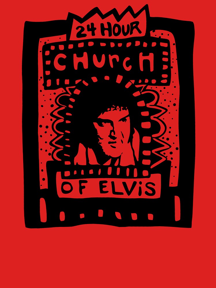 24 Hour Church of Elvis - Black by Arcane Orchid