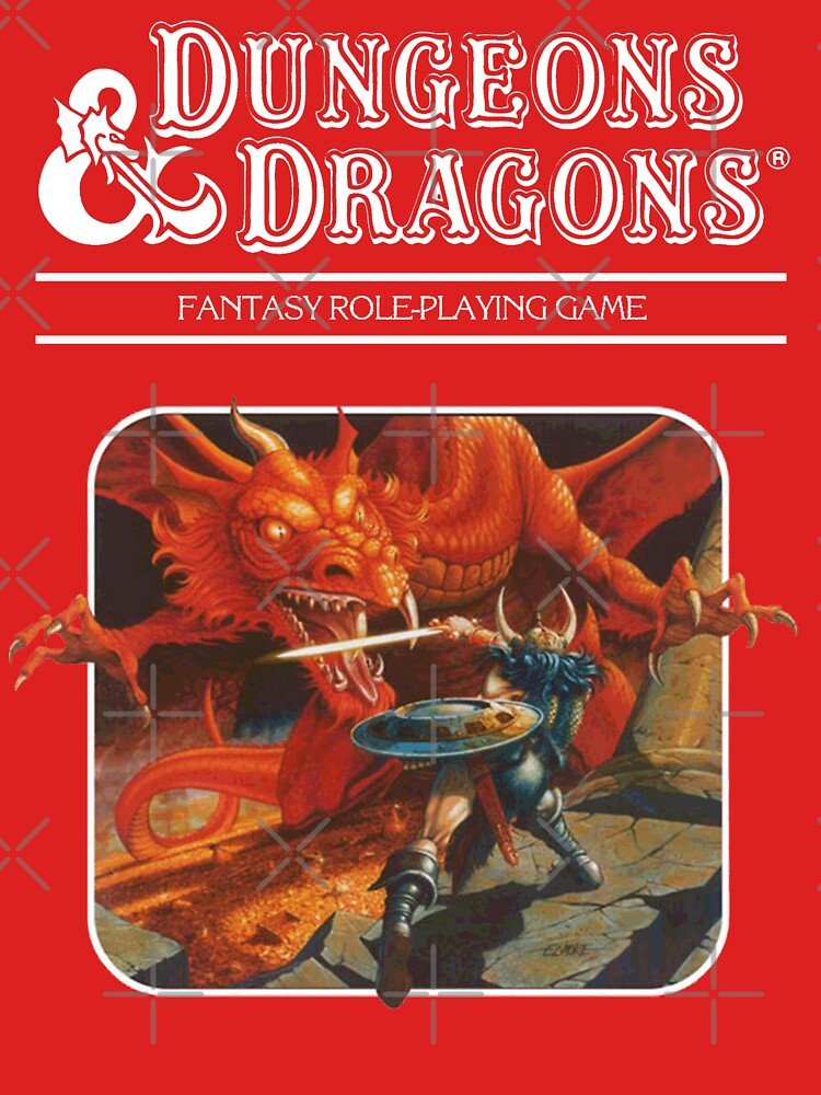 Dungeons & Dragons Base set artwork by DorksnDinguses