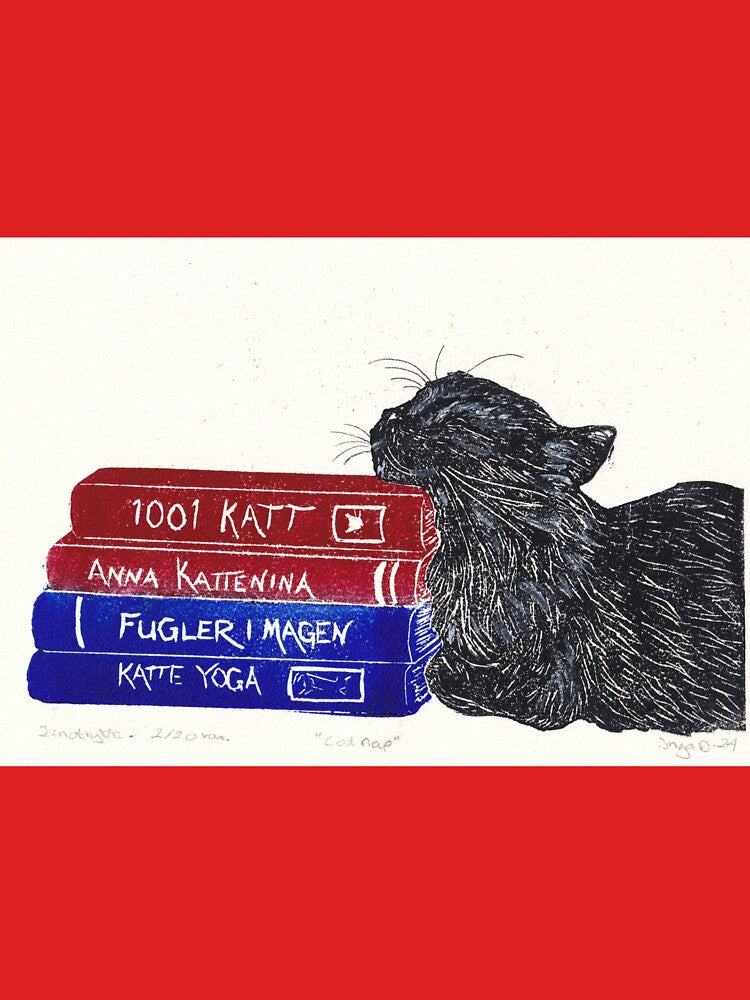 Cat nap black by Inga Dalsegg