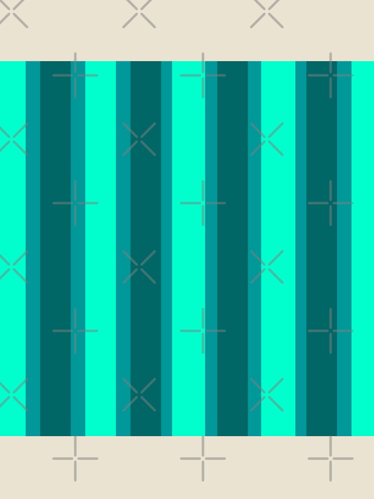 Beautiful Cushions Aqua and Turquoise Stripe by ozcushionstoo