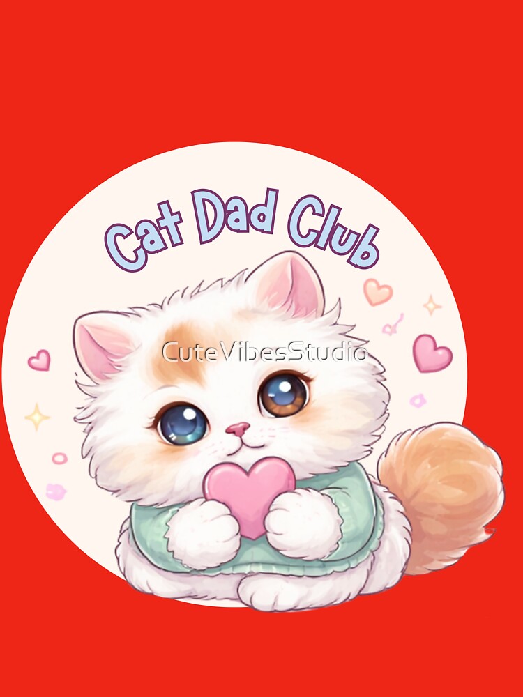 Cat Dad Club| Cute Cat Lover Design by CuteVibesStudio