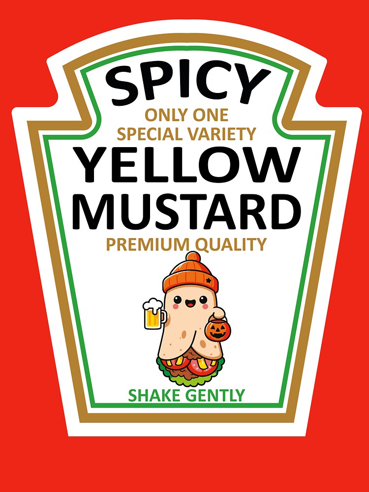 Sweet Honey Taco Mustard DIY Halloween Costume Familly Matching Group Ghost Pumpkin by NADIASHOP86