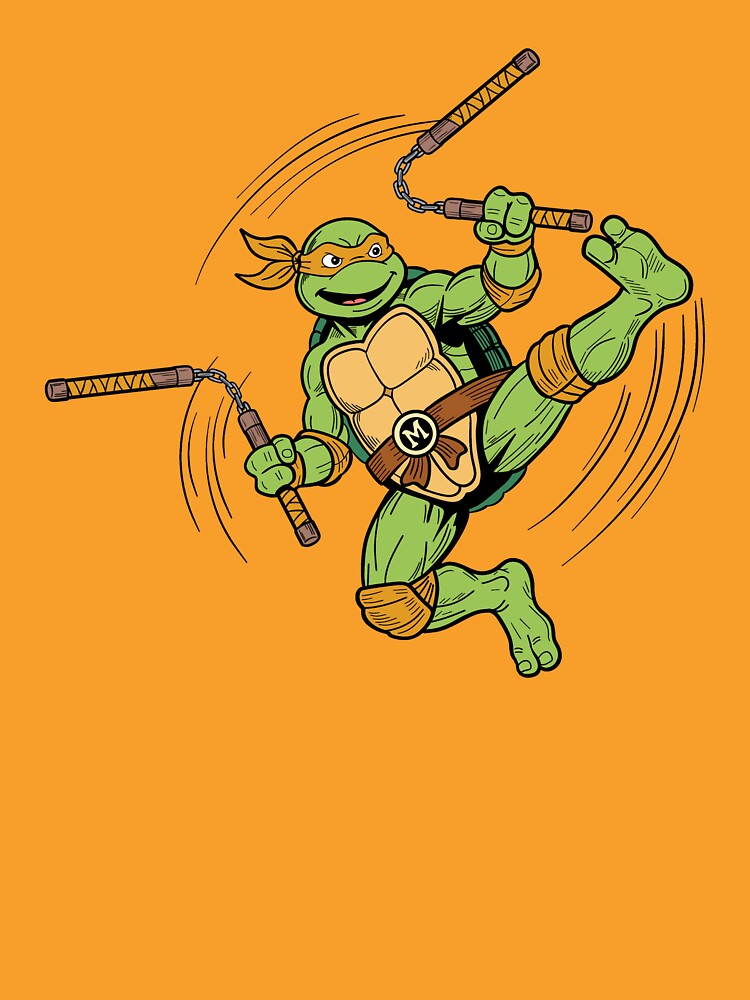 Michelangelo the Turtle by TheBearBrained