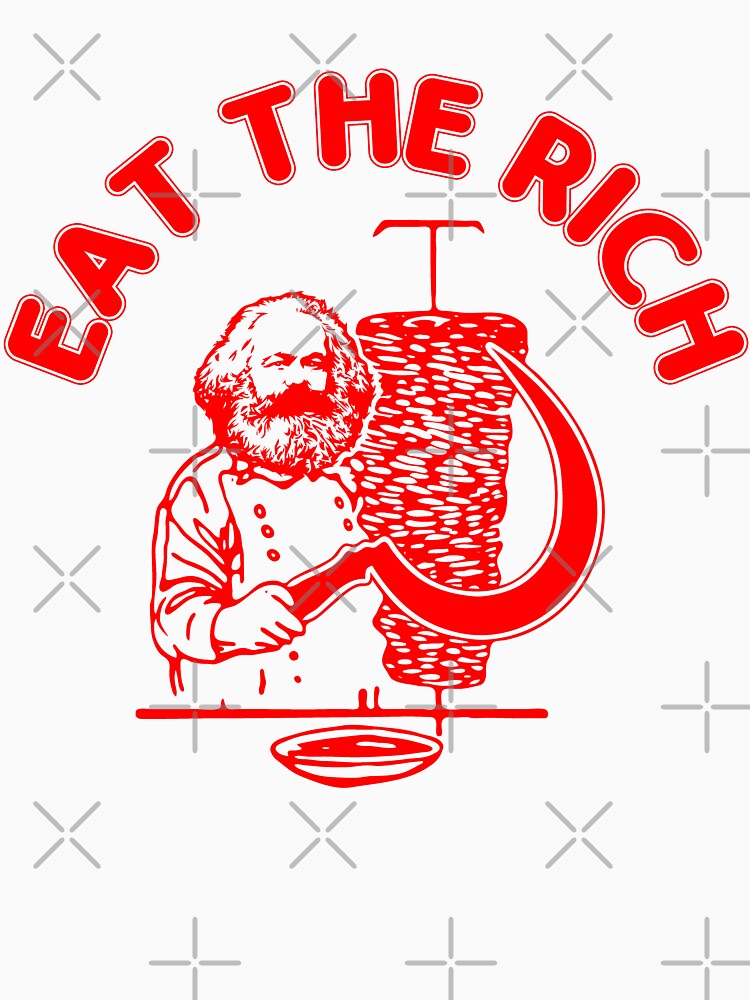 Eat The Rich Doner Döner Kebab Karl Marx Socialist Hasan Piker by wearhypeco