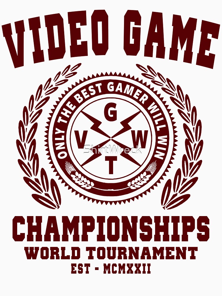 GAMING - VIDEO GAME CHAMPIONSHIPS - GAMER by ShirtWreck