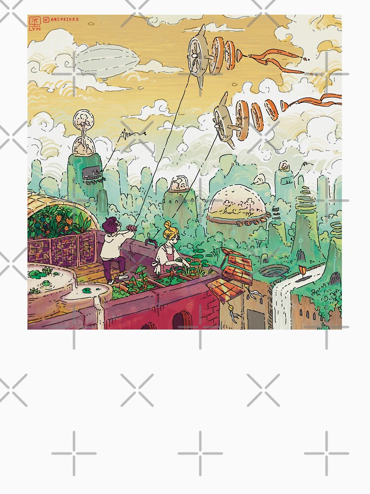 Solarpunk City by jars.drawings