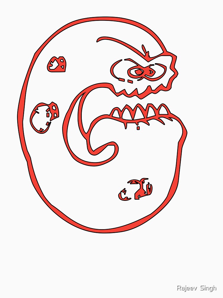 Scary Initial Monogram G by Rajeev Singh