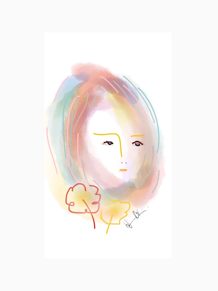 Girl - Soft painting 022 by Hjortur