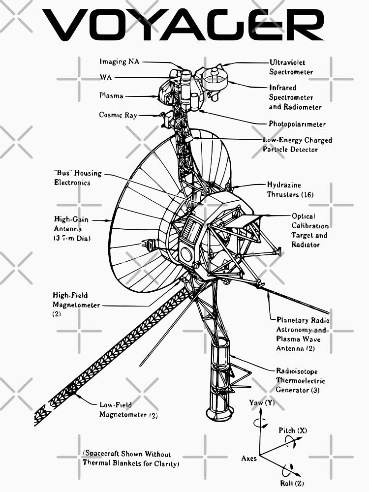 Voyager Program - Black Ink by Djidiouf
