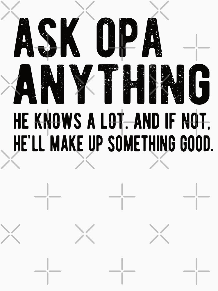 Funny Opa Grandpa Fathers Day Gift Opa Dad by Pukiart
