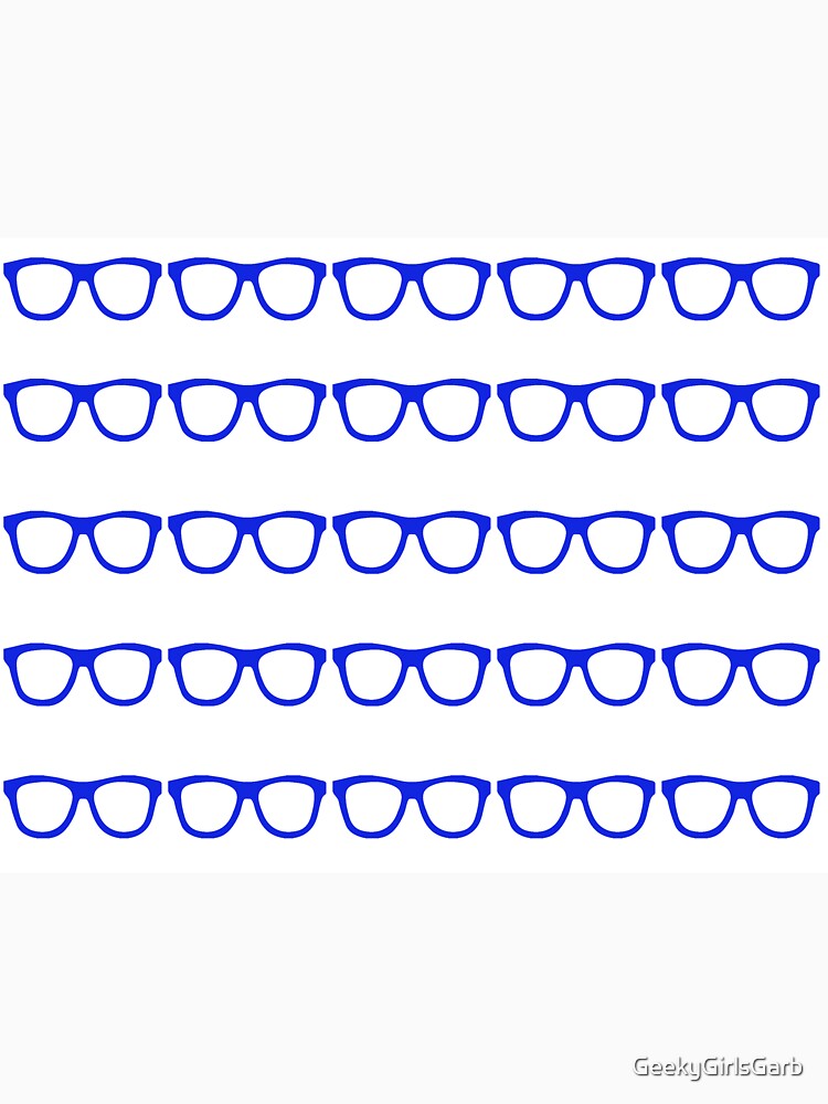 Blue Nerd Glasses by GeekyGirlsGarb