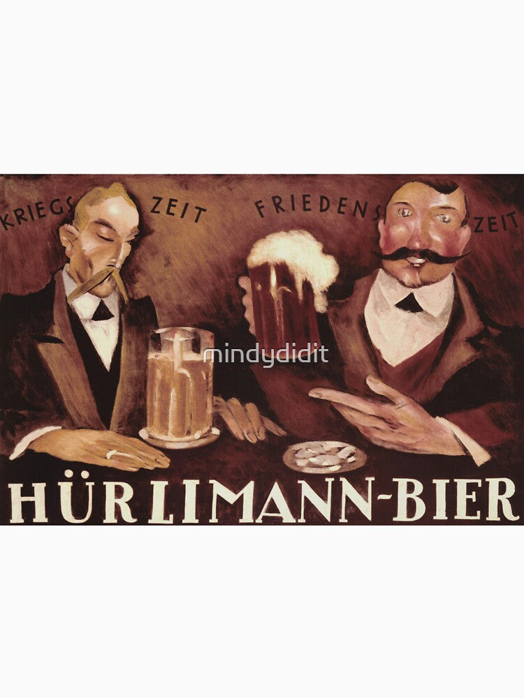 Vintage Beer Poster by Sasha Art Gallery