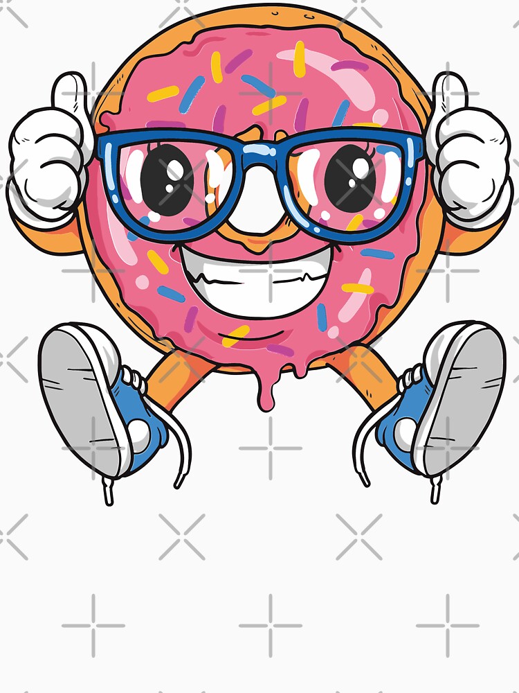 Nerdy funny donut by VytisPrints