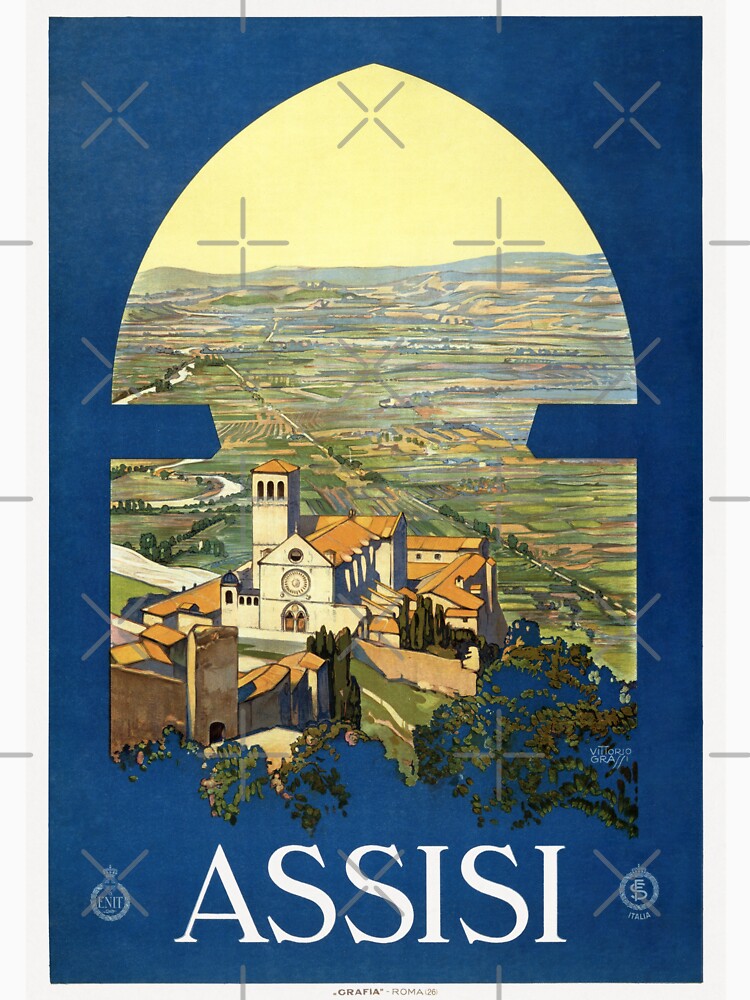 Visit Assisi - Vintage by VintageQrator