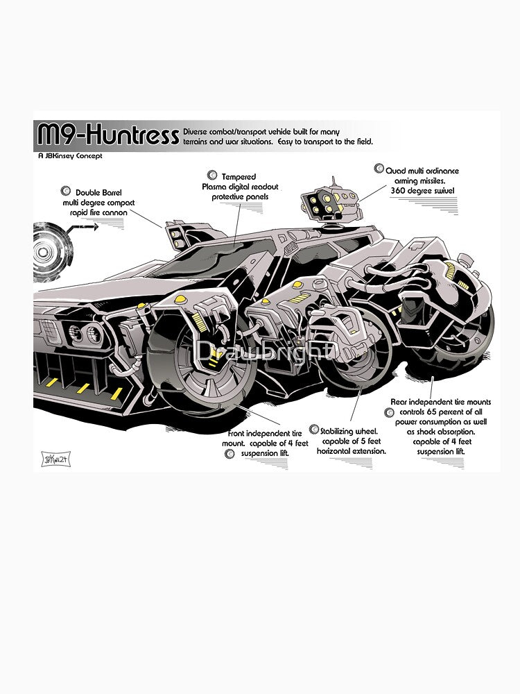 M9 Huntress Concept by Drawbright