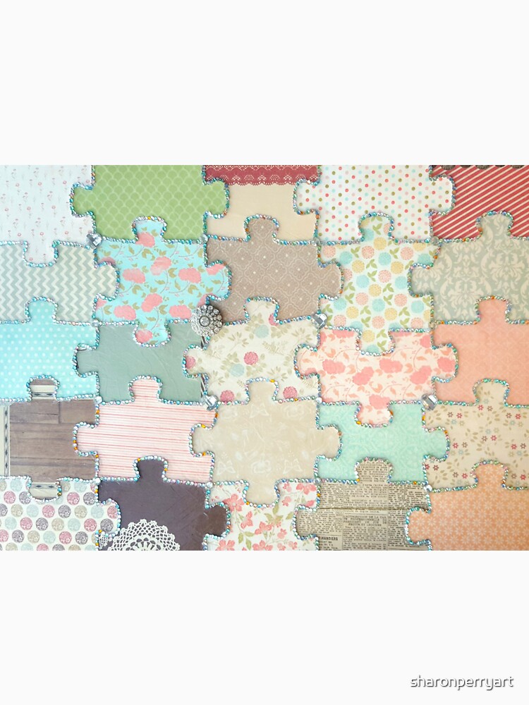 Rustic Jigsaw by sharonperryart