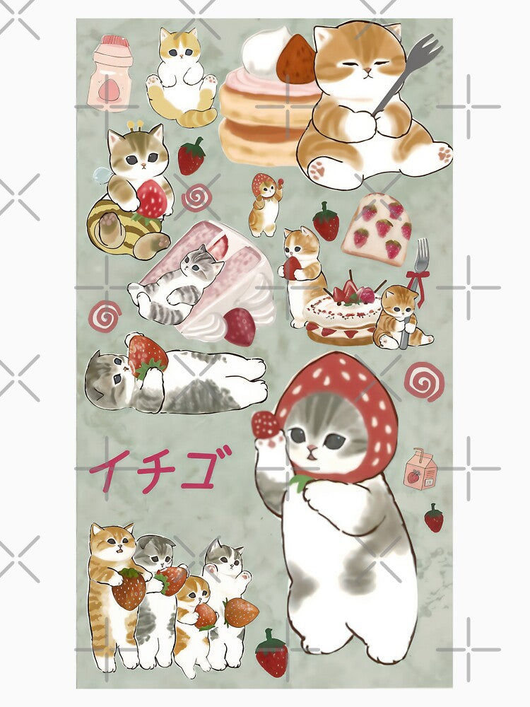 ♡ Mofusand Strawberry Collage ♡ by ♡ lexiecharmz ♡