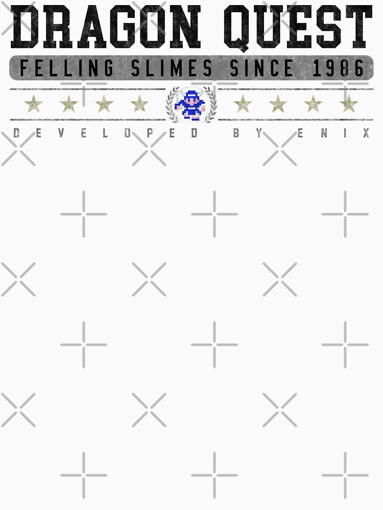 Dragon Quest - Vintage - White by garudoh