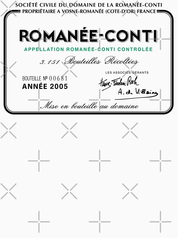 Domaine Romanée-Conti Label by travelwitheric