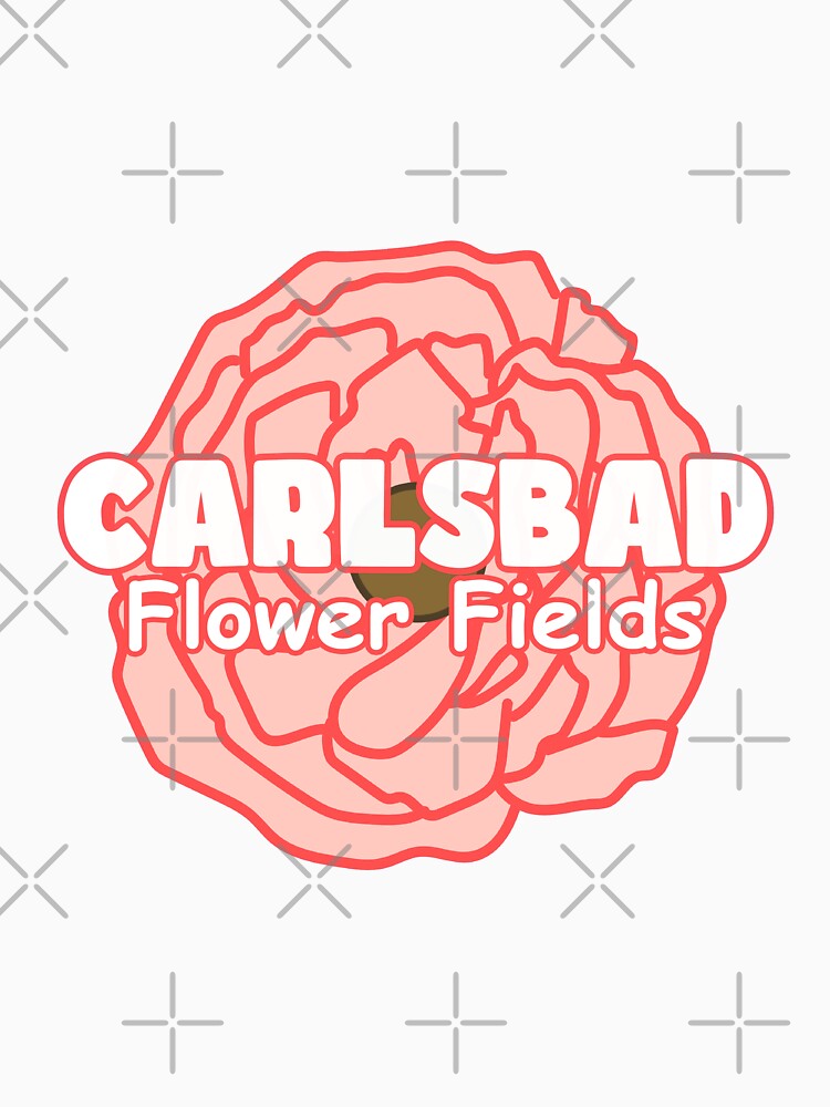 Carlsbad Flower Fields in Red by Aerodin