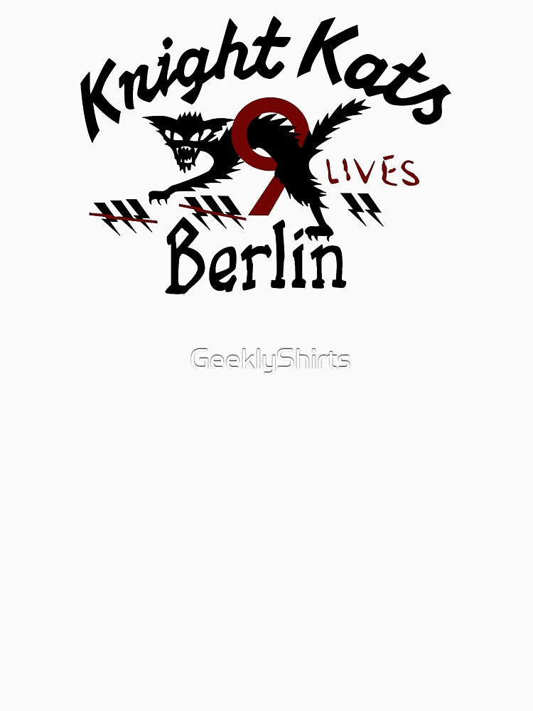 Knight Kats 9 Lives Berlin by GeeklyShirts